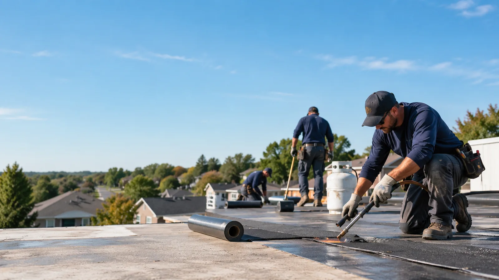 Flat Roof Leak Repair providers in Colp, IL